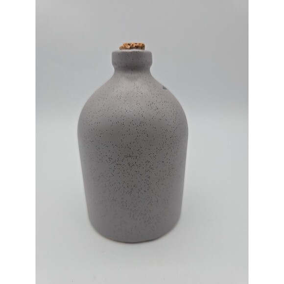 Vintage Harris Pottey Jug Eagle Stamp w/ Cork Grey Speckled - Picture 5 of 10